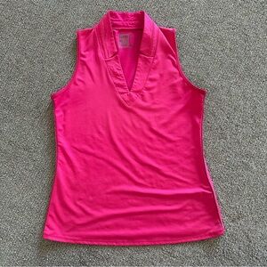 Lucky In Love Chi Chi Tank Shocking Pink Size Medium
